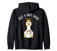 Just A Silly Goose On The Loose Funny Meme Niños Niñas Sudadera con Capucha