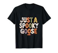 Just A Spooky Goose Decoraciones de Halloween para Porche Ganso Camiseta