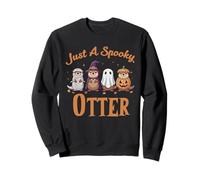 Just A Spooky Otter Halloween Costume Funny Cute Sea Otter Sudadera