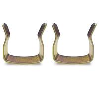 Just Accessories® Clips metálicos en U para bases de cama de diván, bases de cama otomana, clips en U de acero (paquete de 4)