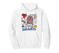 Just Add Sardinas Divertidas Cocinar Mariscos Amante Retro Comida Sudadera con Capucha