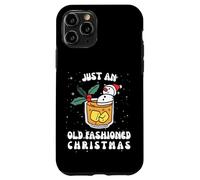 Just an Old Fashioned Christmas Funny Holiday Cocktail Carcasa para iPhone 11 Pro
