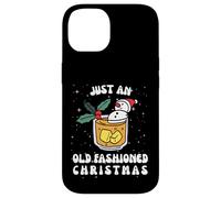 Just an Old Fashioned Christmas Funny Holiday Cocktail Carcasa para iPhone 14
