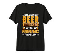 Just Another Beer Dinkker with A Fishing Problem Beer Lover Camiseta Premium