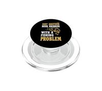 Just Another Beer Drinker with A Fishing Problem Fisherman PopSockets PopGrip para MagSafe