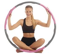 Just be...® Aro de Fitness Hula Hoop para Ejercicios físicos (Rosa 1,2Kg)