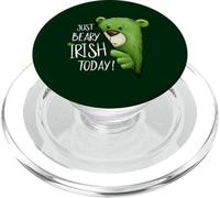 Just Beary Irish Juego de Palabras del Día de San Patricio PopSockets PopGrip para MagSafe