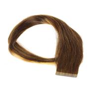 Just Beautiful Hair - 30 x 2.5 g Mechones Adhesivas Cabello Auténtico Remy India, 60cm - #4 castaño oscuro, 1x30 mechones