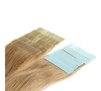 Just Beautiful Hair - 40 x 2.5 g Mechones Adhesivas Cabello Auténtico Remy India, 50cm - #10 castaño claro, 1x40 mechones