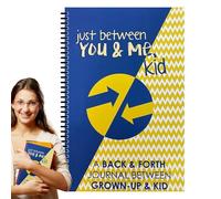 Just Between You and Me Kid Journal - Un planificador de ida y vuelta entre adultos y niños | Diario Me and You, libro de actividades interactivo para niños con indicaciones atractivas
