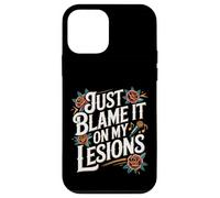 Just Blame It On My Lesions Esclerosis múltiple - Carcasa para iPhone 12 Mini