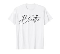 Just Breathe Boho - Cita inspiradora para niñas y Mujeres Camiseta