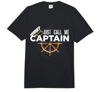 Just Call Me Captain - Boating Sailor - Anchor Boat Sailing Comfort Colors Adult Heavyweight T-Shirt
