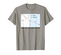 Just Call Me Refractive Snell's Law Refracción Física Humor Camiseta