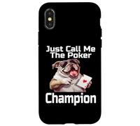 Just Call Me The Poker Champion Funny Card Game Jugador Humor Carcasa para iPhone X/XS