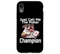 Just Call Me The Poker Champion Funny Card Game Jugador Humor Carcasa para iPhone XR