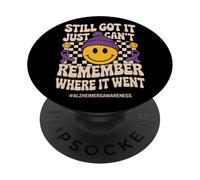 Just Can't Remember Where it Went Alzheimers and dementia PopSockets PopGrip Adhesivo