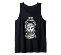 Just Cat Mummy - Camisa Divertida y aterradora para Halloween Camiseta sin Mangas