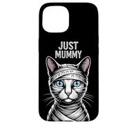 Just Cat Mummy - Camisa Divertida y aterradora para Halloween Carcasa para iPhone 15