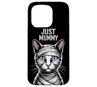Just Cat Mummy - Camisa Divertida y aterradora para Halloween Carcasa para iPhone 15 Pro