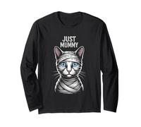 Just Cat Mummy - Camisa Divertida y aterradora para Halloween Manga Larga