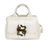 Just Cavalli - Bolso de hombro icónico de serpiente - Bags - Mujer - Blanco - ONE SIZE -