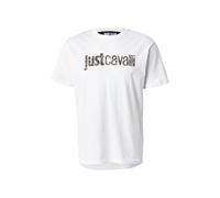 Just Cavalli Camiseta caqui / blanco XXL caqui / blanco