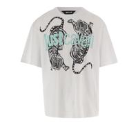 Just Cavalli Camiseta 'TIGERS' aqua / negro / blanco L aqua / negro / blanco