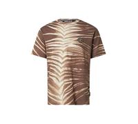 Just Cavalli Camiseta ecru / marrón / marrón claro L ecru / marrón / marrón claro