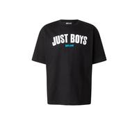 Just Cavalli Camiseta 'JUST BOY' aqua / negro / blanco L aqua / negro / blanco