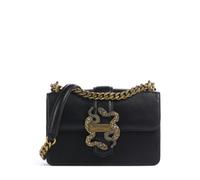 Just Cavalli Iconic Snakes Bolso de hombro negro, imitación de cuero, mujer
