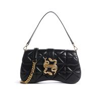 Just Cavalli Iconic Snakes Bolso de hombro negro, imitación de cuero, mujer