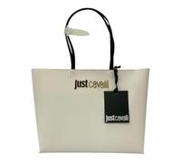 Just Cavalli - Letras Metálicas Bolso Beige Elegante - Bags - Mujer - Beige - ONE SIZE -