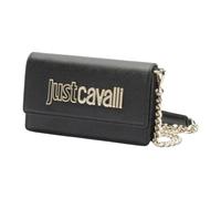 Just Cavalli - Monedero de Mujer con Letras Metálicas - Bags - Mujer - Negro - ONE SIZE -
