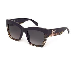 Just Cavalli Mujer Just Cavalli SJC102V 09NU Gafas de sol Acetato Violeta Fumar Cuadrada Normal Sombreado