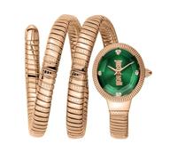 Just Cavalli Reloj analógico de Cuarzo para Mujer con Correa de Acero Inoxidable JC1L269M0045, Color Oro Rosa, Moderno