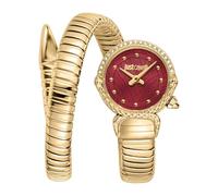 Just Cavalli Reloj analógico de Cuarzo para Mujer con Correa de Acero Inoxidable JC1L350M0035
