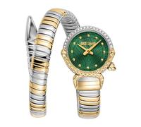 Just Cavalli Reloj analógico de Cuarzo para Mujer con Correa de Acero Inoxidable JC1L350M0065