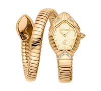 Just Cavalli Reloj analógico de Cuarzo para Mujer con Correa de Acero Inoxidable JC1L356M0025, champán, Moda