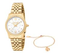 Just Cavalli Reloj Analógico para Mujeres de Cuarzo con Correa en Acero Inoxidable JC1L360M0055