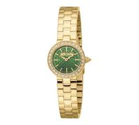 Just Cavalli Reloj analógico de Cuarzo para Mujer con Correa de Acero Inoxidable JC1L362M0065, Verde Botella, Moda
