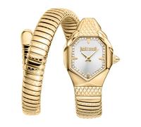 Just Cavalli Reloj analógico de Cuarzo para Mujer con Correa de Acero Inoxidable JC1L369M0035
