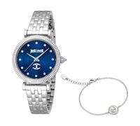 Just Cavalli Reloj Analógico para Mujeres de Cuarzo con Correa en Acero Inoxidable JC1L266M0015