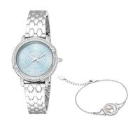 Just Cavalli Reloj Analógico para Mujeres de Cuarzo con Correa en Acero Inoxidable JC1L276M0045