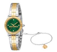 Just Cavalli Reloj Analógico para Mujeres de Cuarzo con Correa en Acero Inoxidable JC1L328M0085