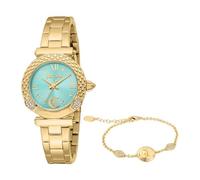 Just Cavalli Reloj Analógico para Mujeres de Cuarzo con Correa en Acero Inoxidable JC1L332M0065