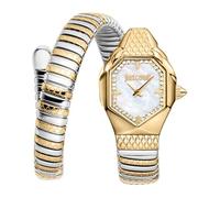 Just Cavalli Reloj Analógico para Mujeres de Cuarzo con Correa en Acero Inoxidable JC1L369M0065