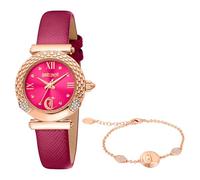 Just Cavalli Reloj Analógico para Mujeres de Cuarzo con Correa en Cuero JC1L332L0035