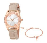 Just Cavalli Reloj Analógico para Mujeres de Cuarzo con Correa en Cuero JC1L361L0035