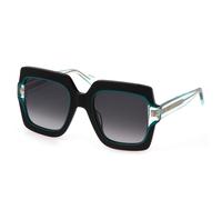 Just cavalli sjc023v gafas, shiny black+light green, 53 para mujer